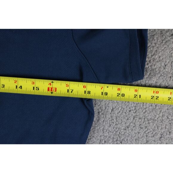 New Devon and Jones Golf Polo M Womens Blue Sun Protection UPF 15 Espn Dri Fast - Picture 6 of 7